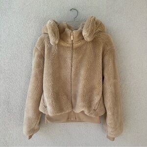 ALO Yoga Foxy Sherpa Jacket - Camel